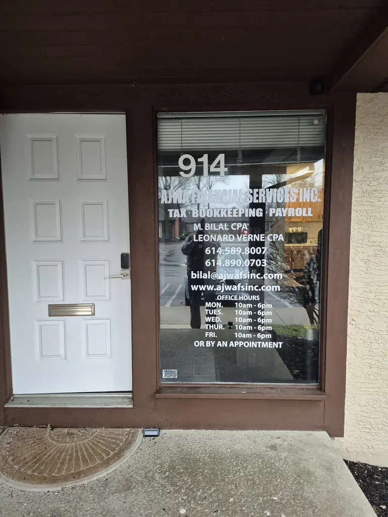 Door and window vinyl — Storefront sign