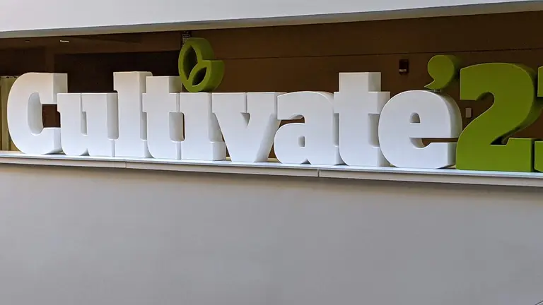 Dimensional letters on display — CNC or fabricated sign