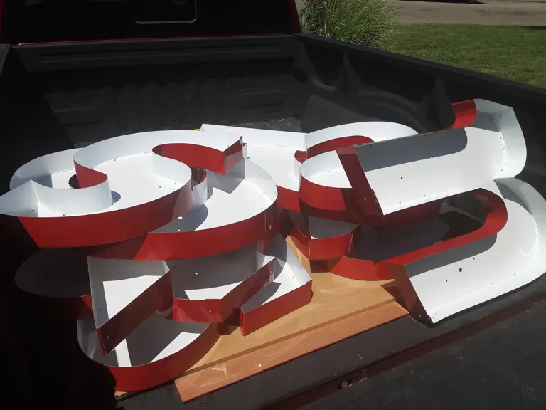 Channel letter returns — Channel letters